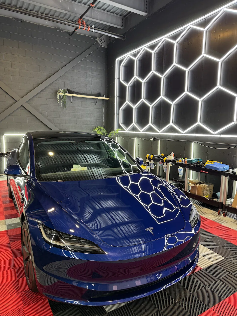 Voitture avec le produit installé