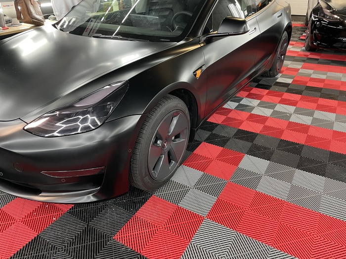 Voitture avec le produit installé