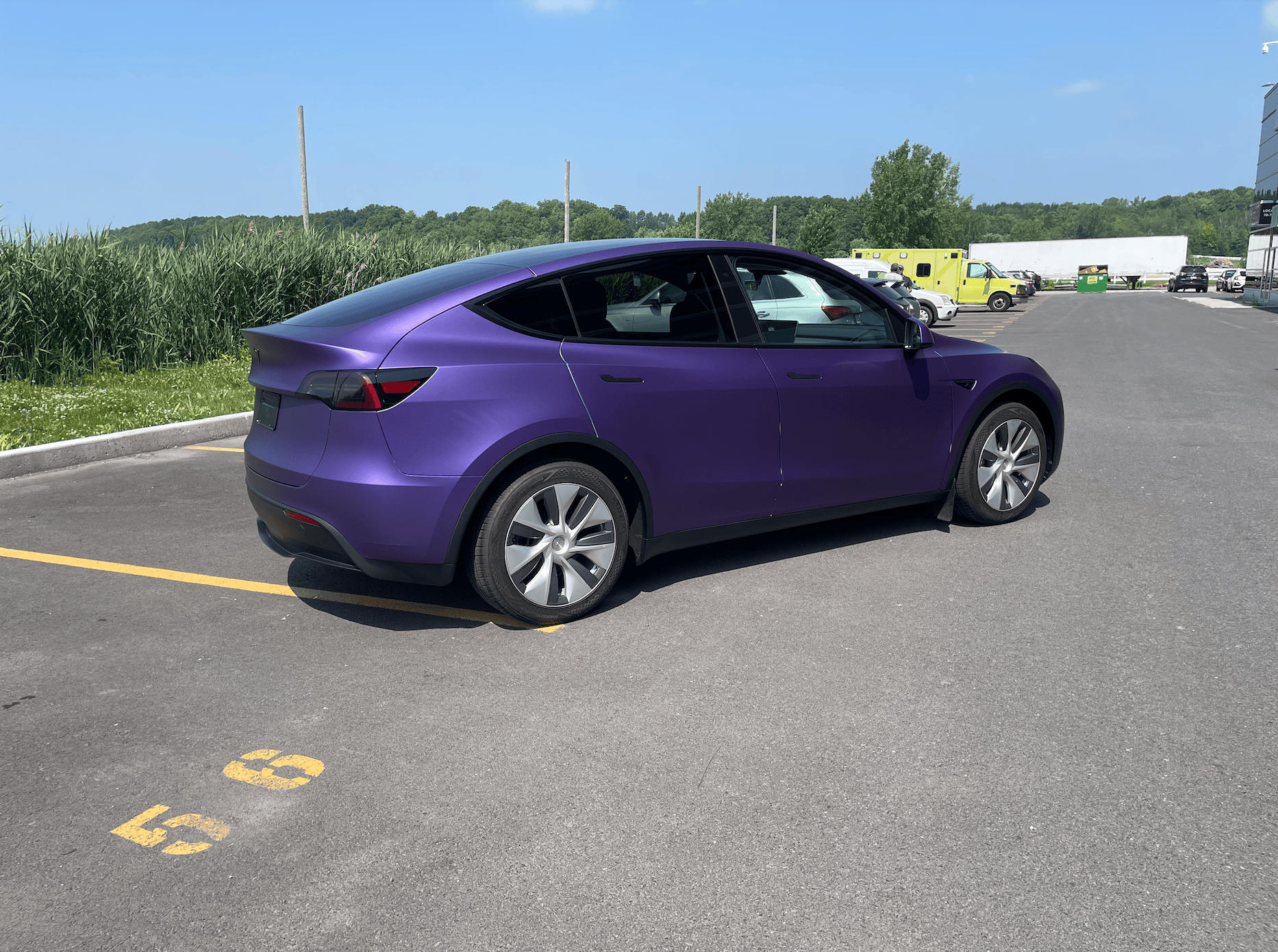 Voitture avec le produit installé