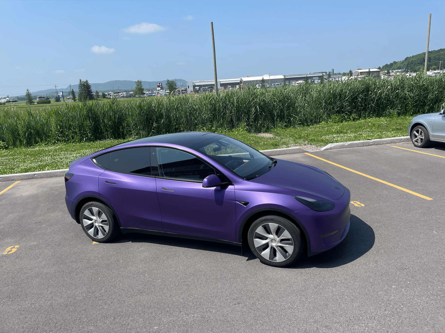 Voitture avec le produit installé